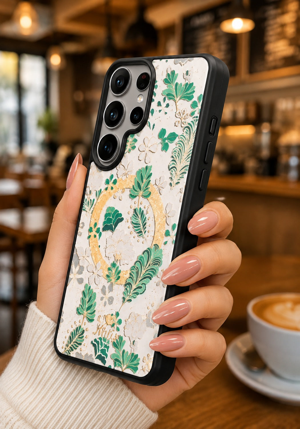 Premium Shockproof Flower Printed Magsafe Mobile Cover