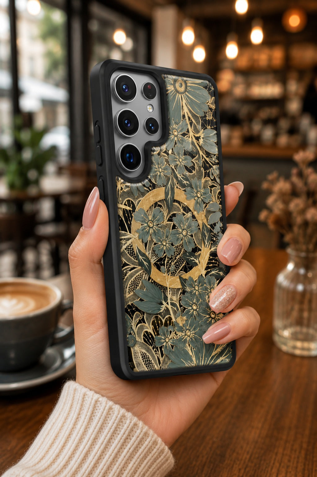 Samsung Galaxy S26 Ultra Premium Shockproof Flower Printed Magsafe Mobile Cover