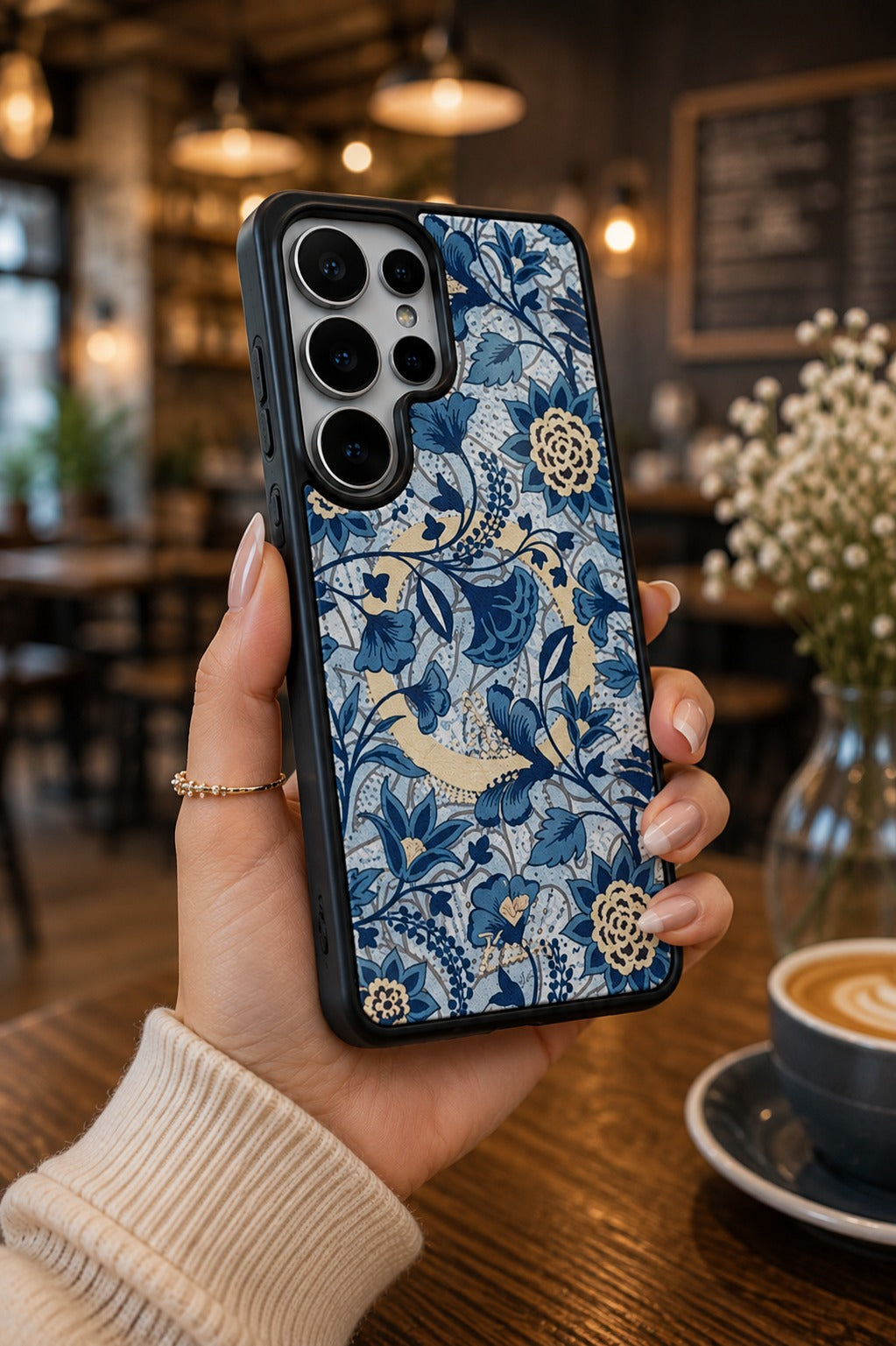 Premium Shockproof Flower Printed Magsafe Mobile Cover