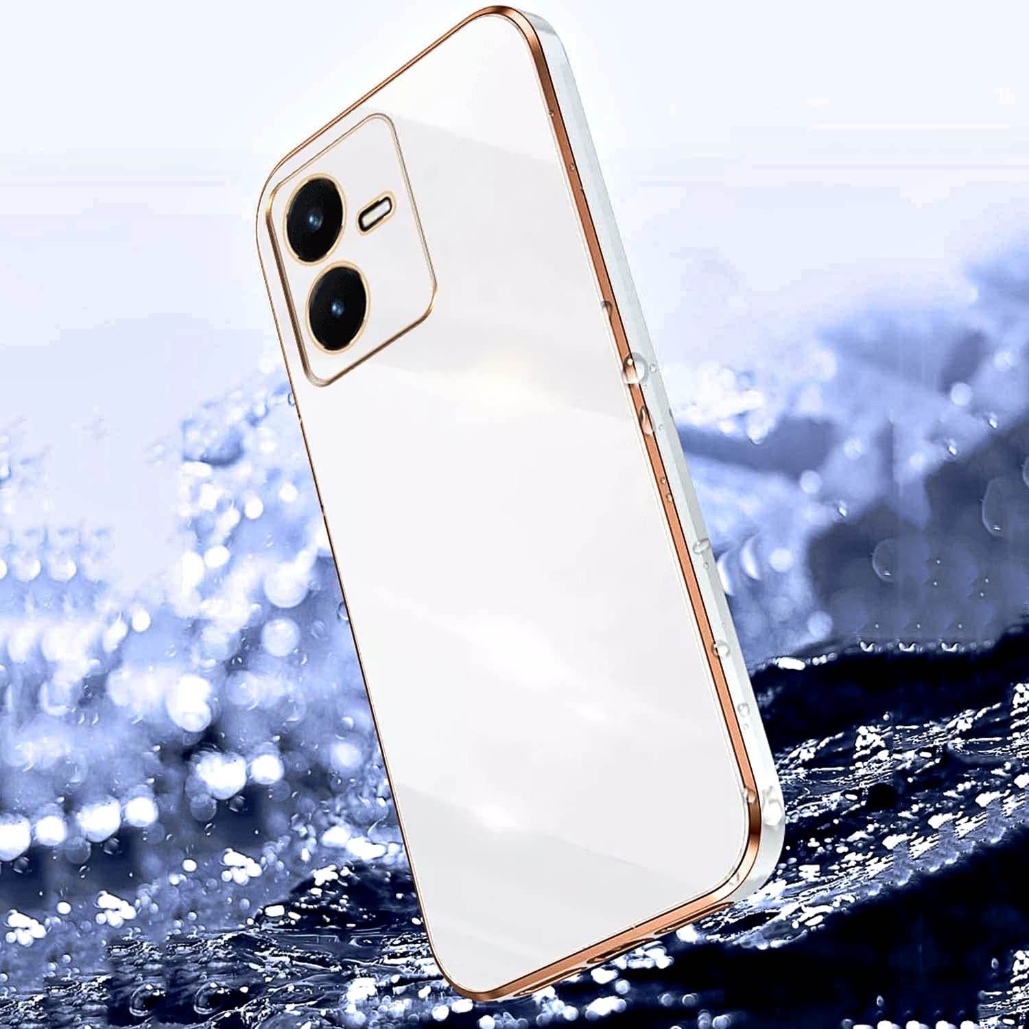 Vivo Y22 Premium Silicon Case Cover - White - Guleel