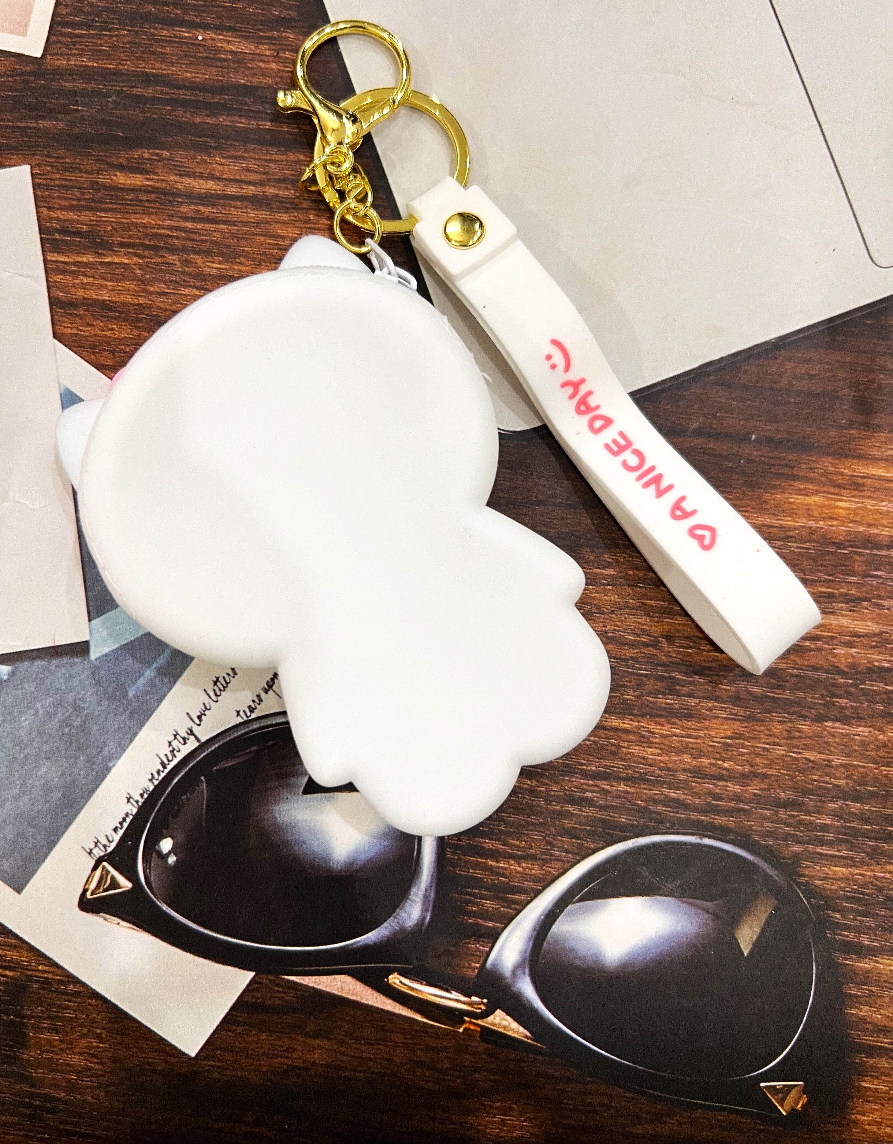 Universal Cartoon Accessories Organizer for Portable Charger, Cables, Earphone, Cord, SD Card - Hello Kitty - Guleel