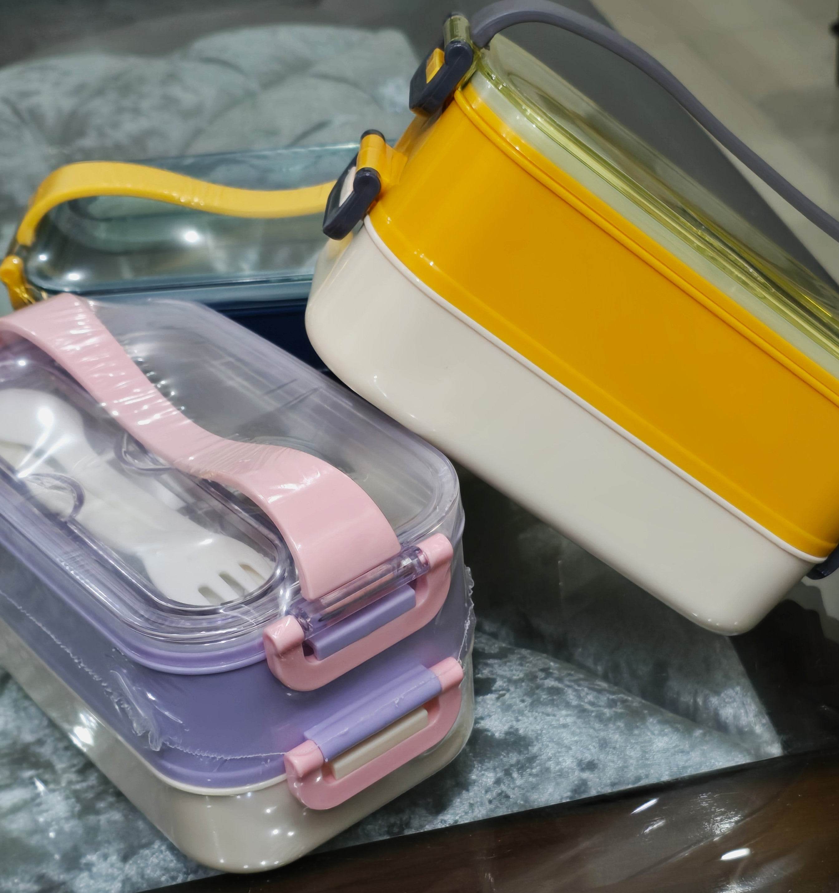 Double-Decker Lunch Box - Lavender - Guleel