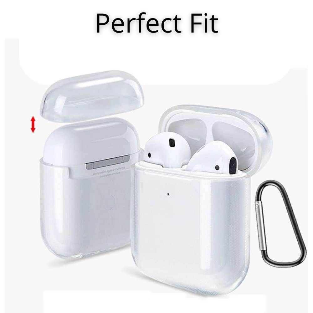 Airpod's 1 Soft Silicone Transparent Case Cover - Guleel