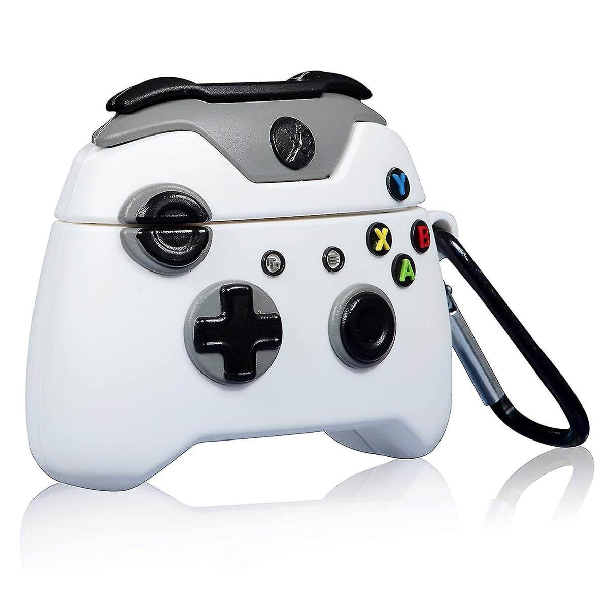 Airpod Pro 2 Cute Cartoon Silicon Case - Gaming Control White - Guleel