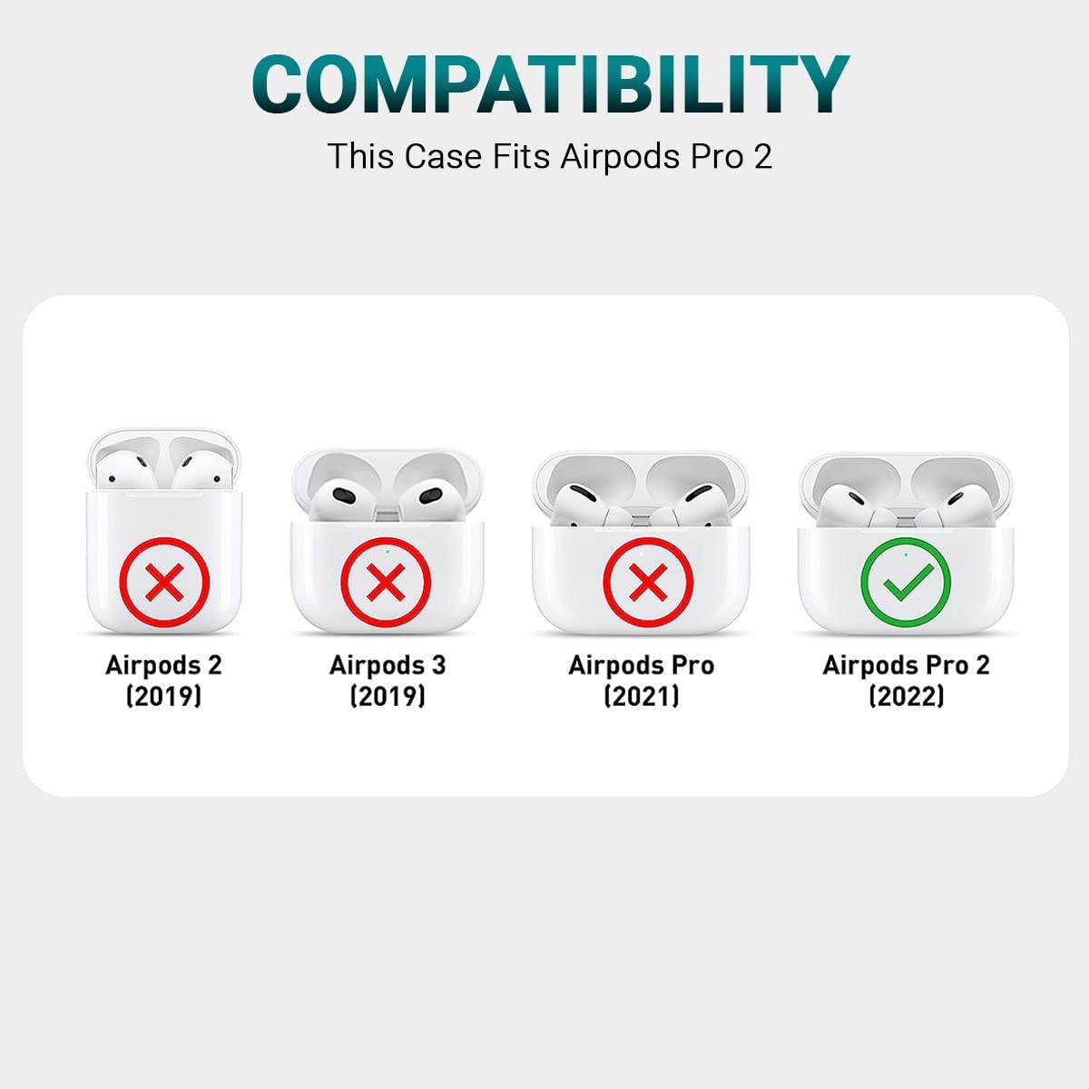 Airpod Pro 2 Cute Cartoon Silicon Case - Gaming Control White - Guleel