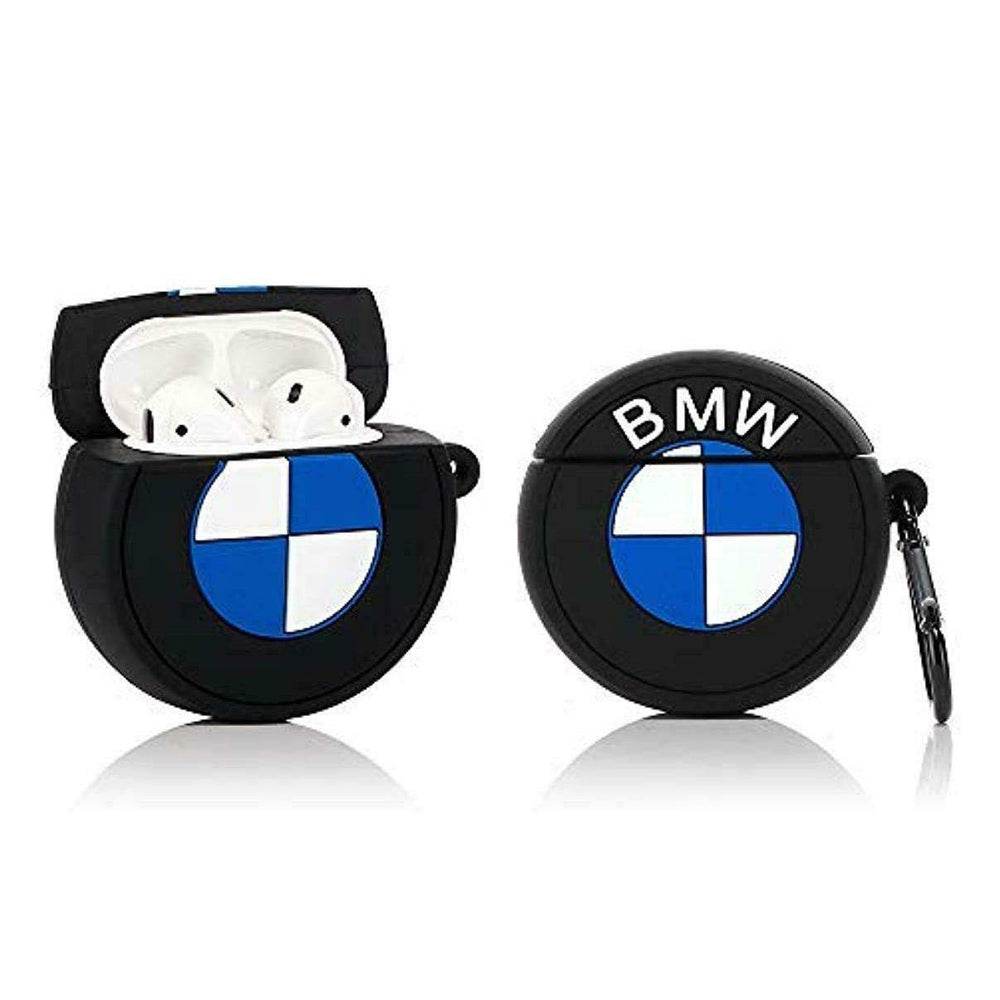 Airpod's Pro 2 Cute BMW Cartoon Silicone Case - Blue White - Guleel