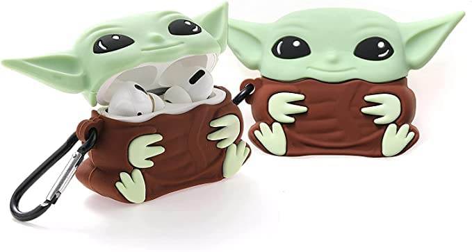 Airpods Pro Baby Yoda Silicon Case - Green - Guleel