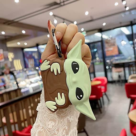 Airpods Pro Baby Yoda Silicon Case - Green - Guleel