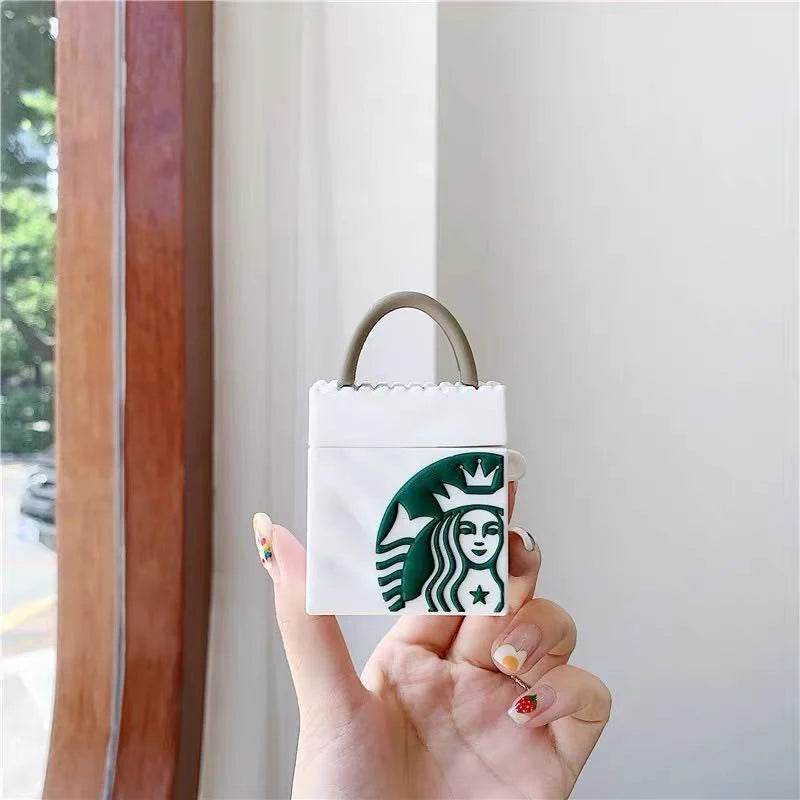 Airpods 2 Starbucks Silicone Case ( Airpods Not Included ) - Guleel