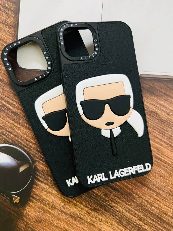 iPhone 13 Pro Max Premium karl Lagerfeld Case - Black Tie - Guleel
