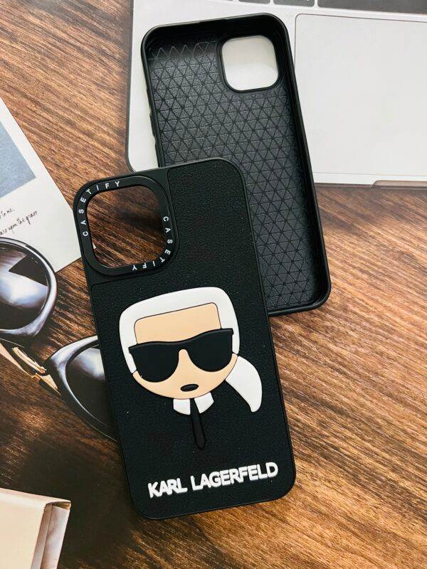 iPhone 13 Pro Max Premium karl Lagerfeld Case - Black Tie - Guleel