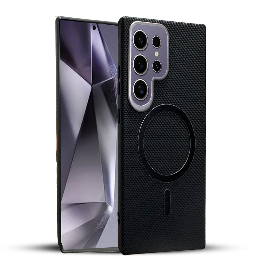 Premium Shockproof Magsfe Back Case Cover - Black