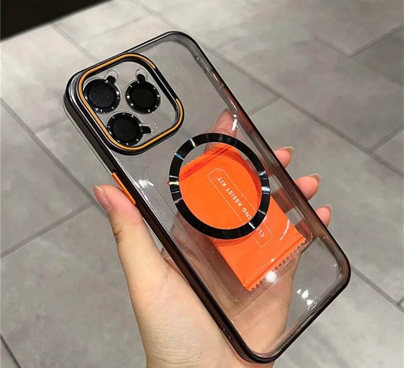 Premium Magsafe Transparent Shockproof Protection Case with FREE Lens - Guleel