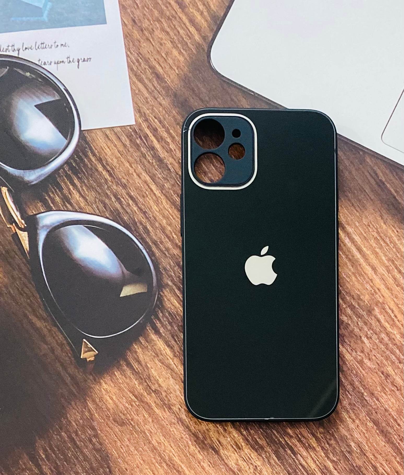 iPhone 11 Premium Glass Camera Protection - Black - Guleel