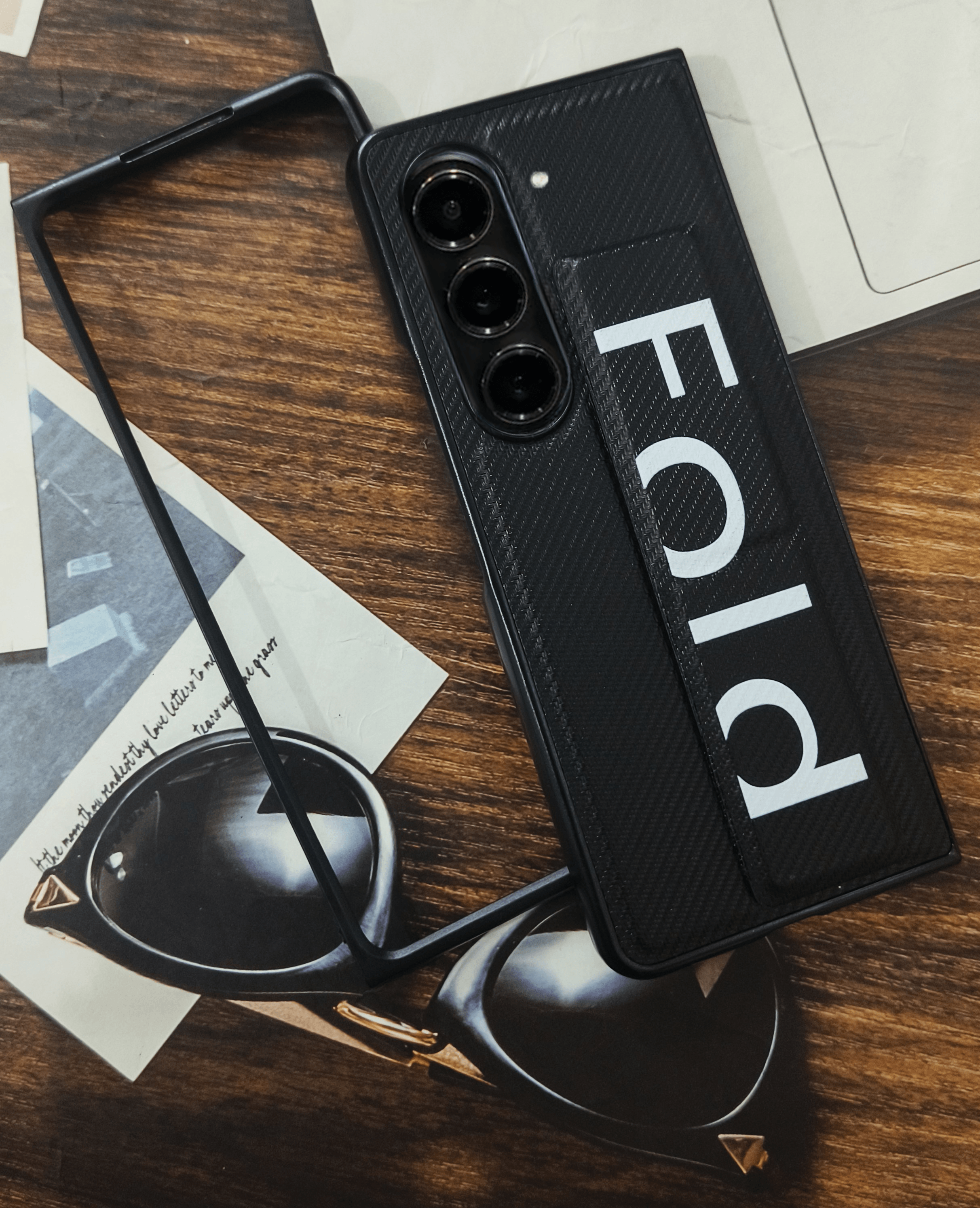 Premium Leather Finish Shockproof Strap Case - Guleel