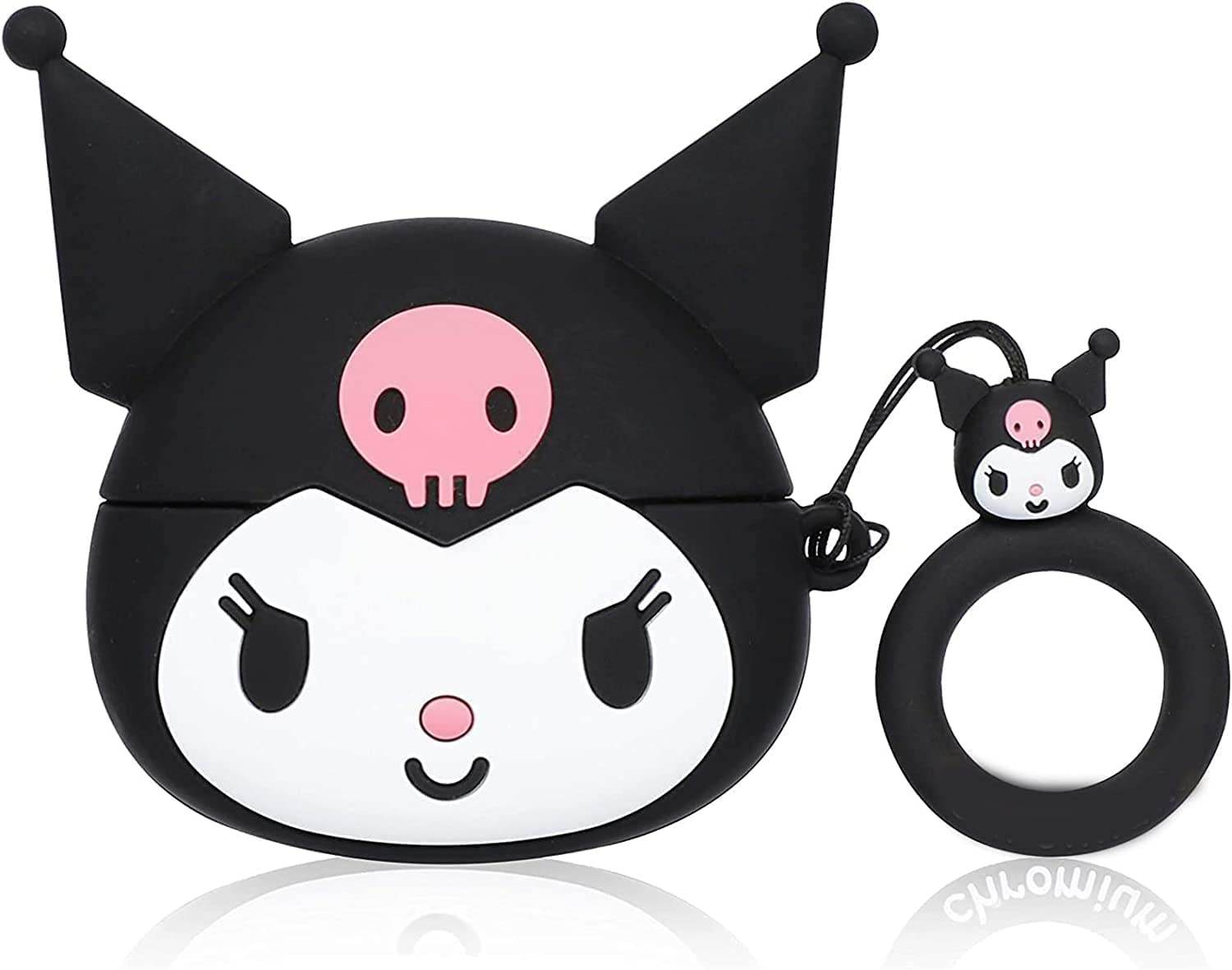 Airpod's 3 Silicone Cartoon Silicone Case - Black Pink - Guleel