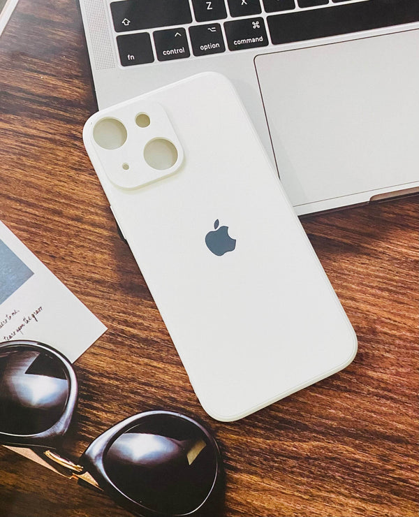 iPhone 13 Pro Max Premium shockproof Silicon Case - White - Guleel