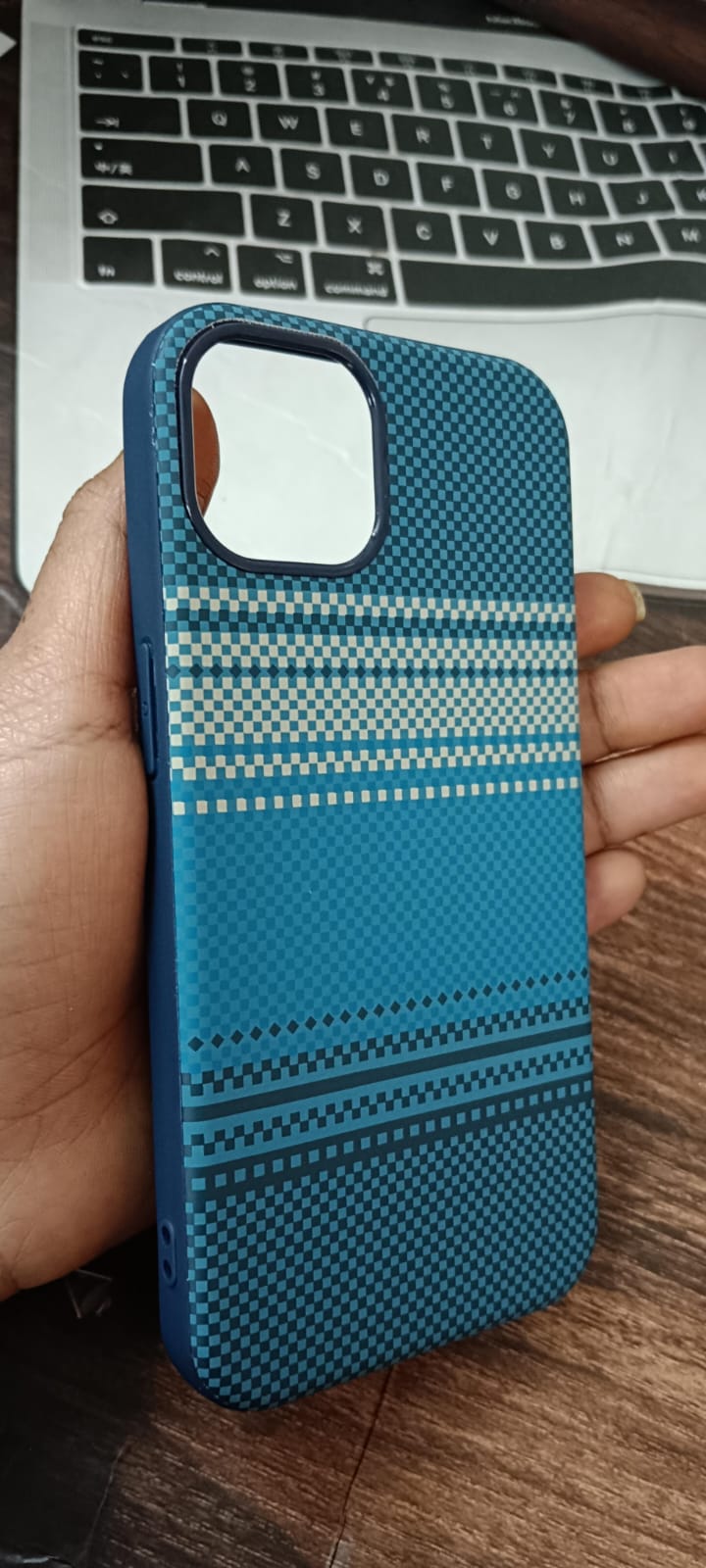 Premium Shockproof Hard Back Case Cover - Blue