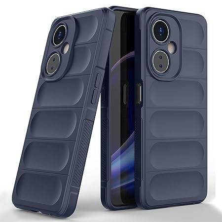 OnePlus Nord CE 3 Lite 5G Liquid Silicon Back Case- Blue - Guleel