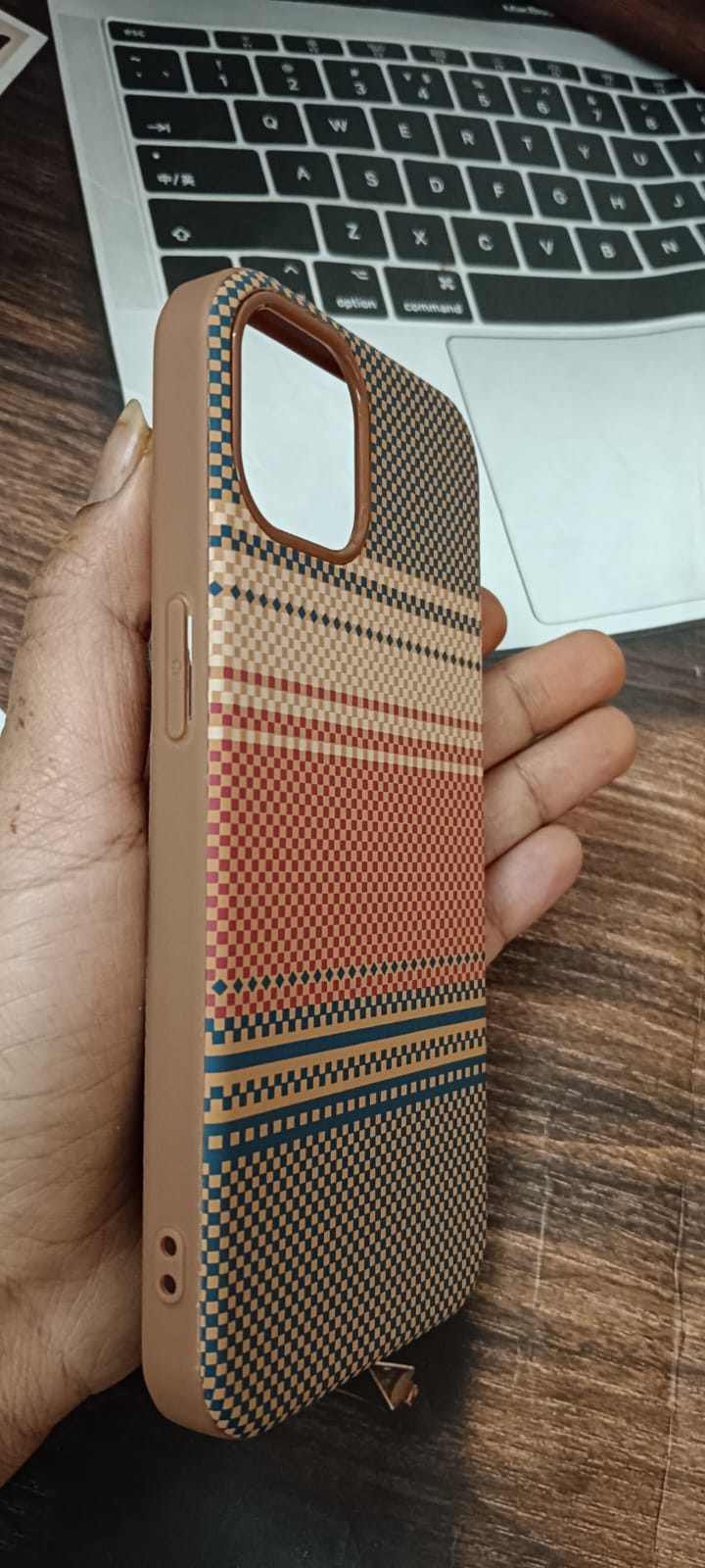 Premium Shockproof Hard Back Case Cover - Brown