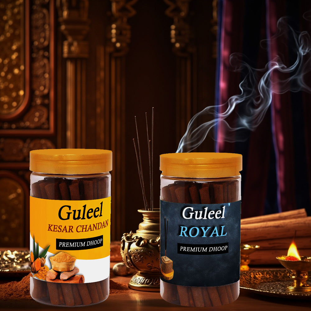 Royal & Chandan Flavoured Agarbatti Pack of 2 – Pure Floral Incense Sticks For Puja & Meditation