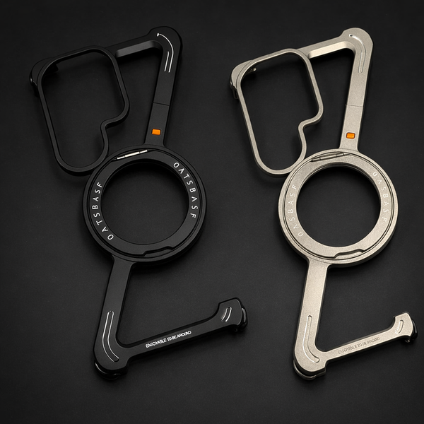 Premium Metal Finish Kickstand Case