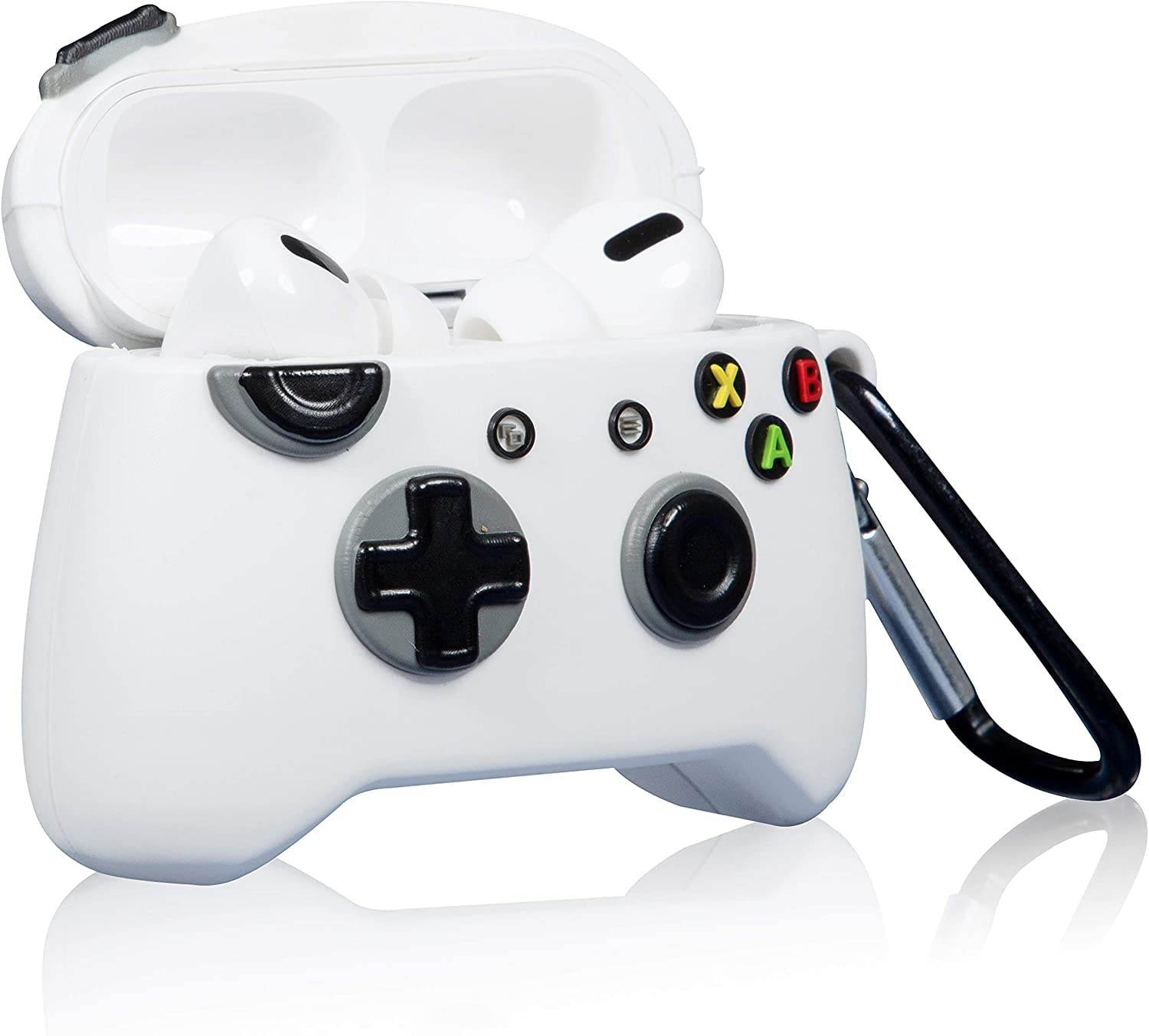 Airpod's 3 Silicone Gaming Control Silicone Case - White - Guleel