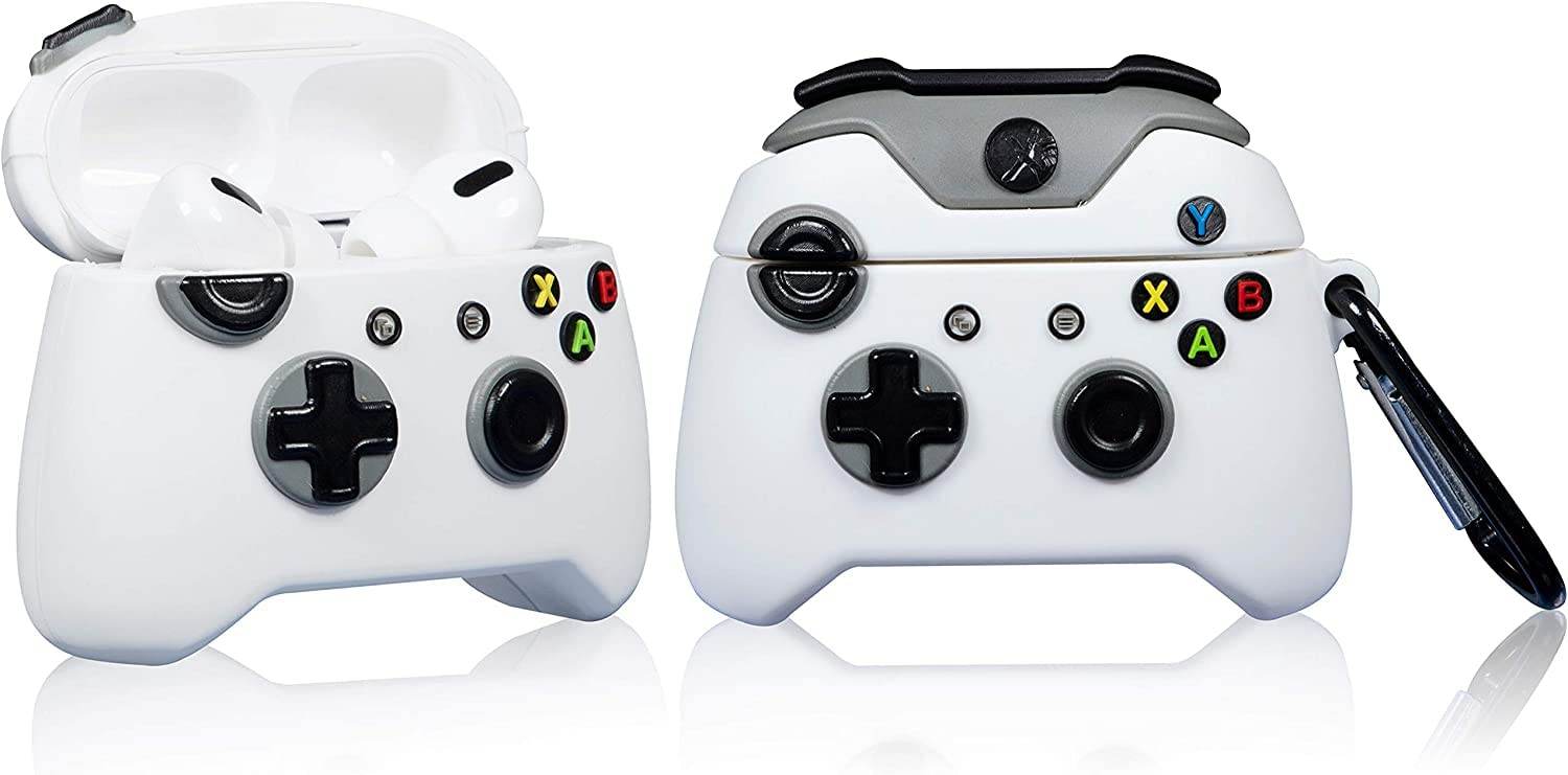 Airpod's 3 Silicone Gaming Control Silicone Case - White - Guleel