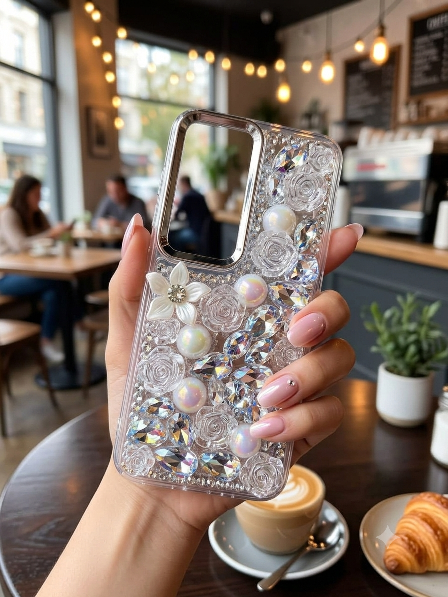 Cute Glitter Rhinestone Cover