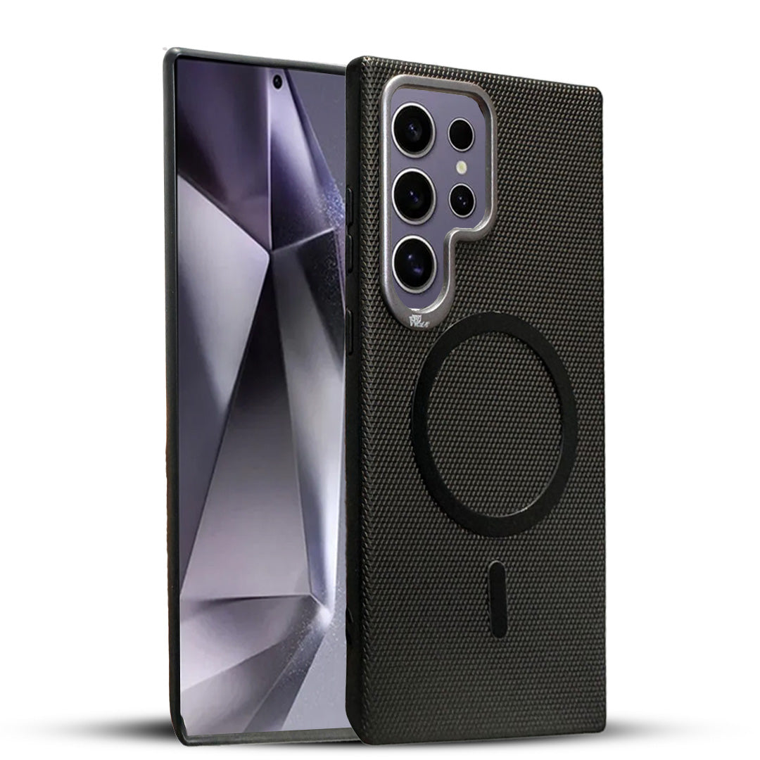 Premium Shockproof Magsfe Back Case Cover - Grey