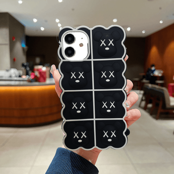 iPhone 11 Premium Shockproof Silicon Case - Black - Guleel