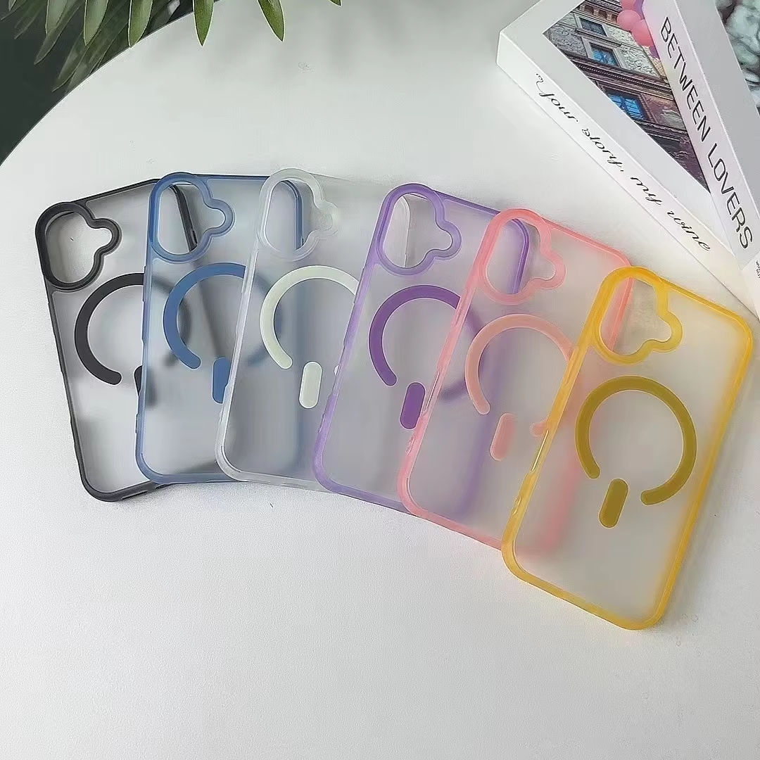 iPhone 16 Premium Shock Proof Matte MagSafe Case