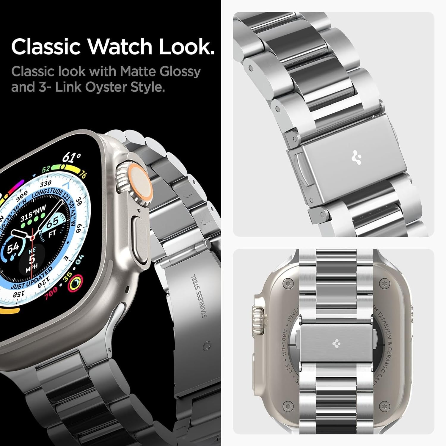 DuraPro Flex Ultra Strap Compatible with All Apple Watch Series (49mm, 45mm, 44mm, 42mm)