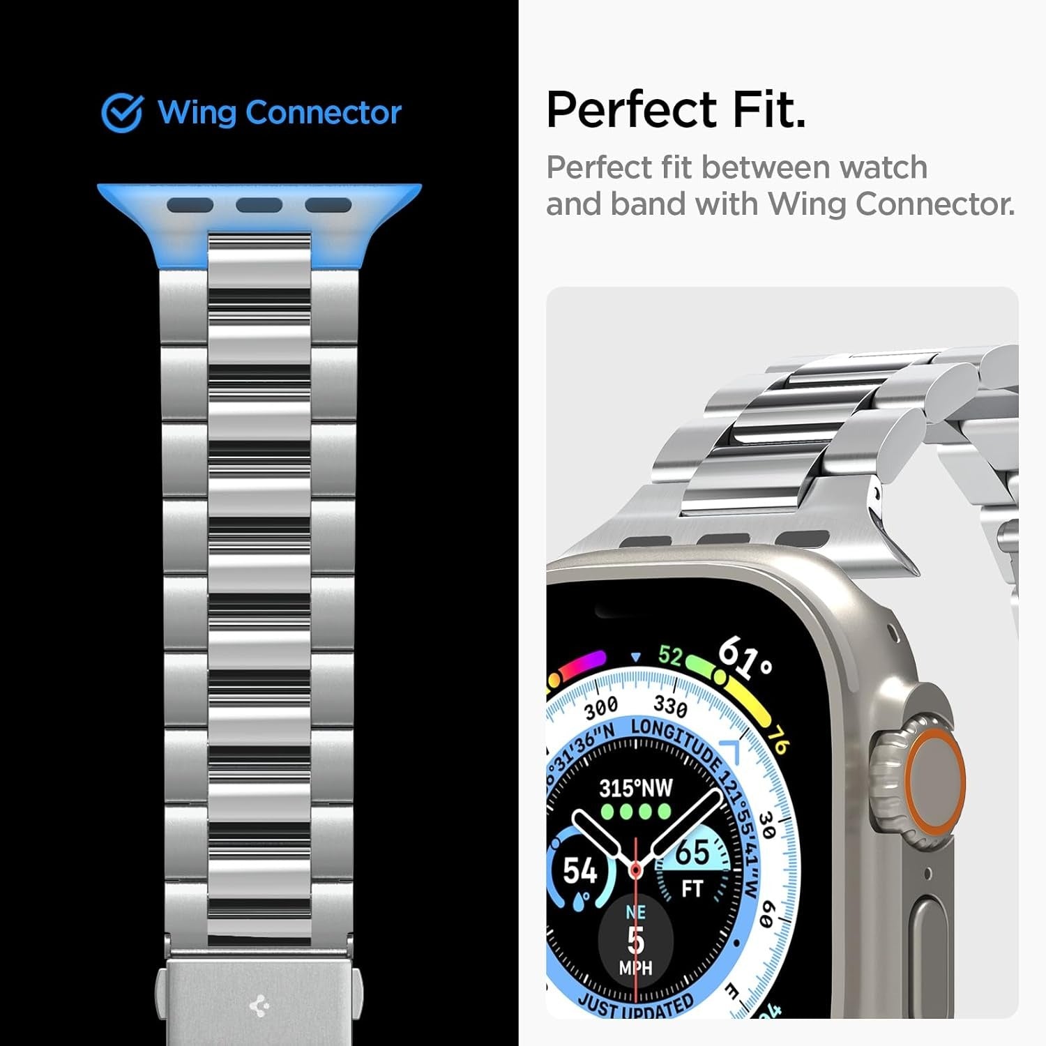 DuraPro Flex Ultra Strap Compatible with All Apple Watch Series (49mm, 45mm, 44mm, 42mm)