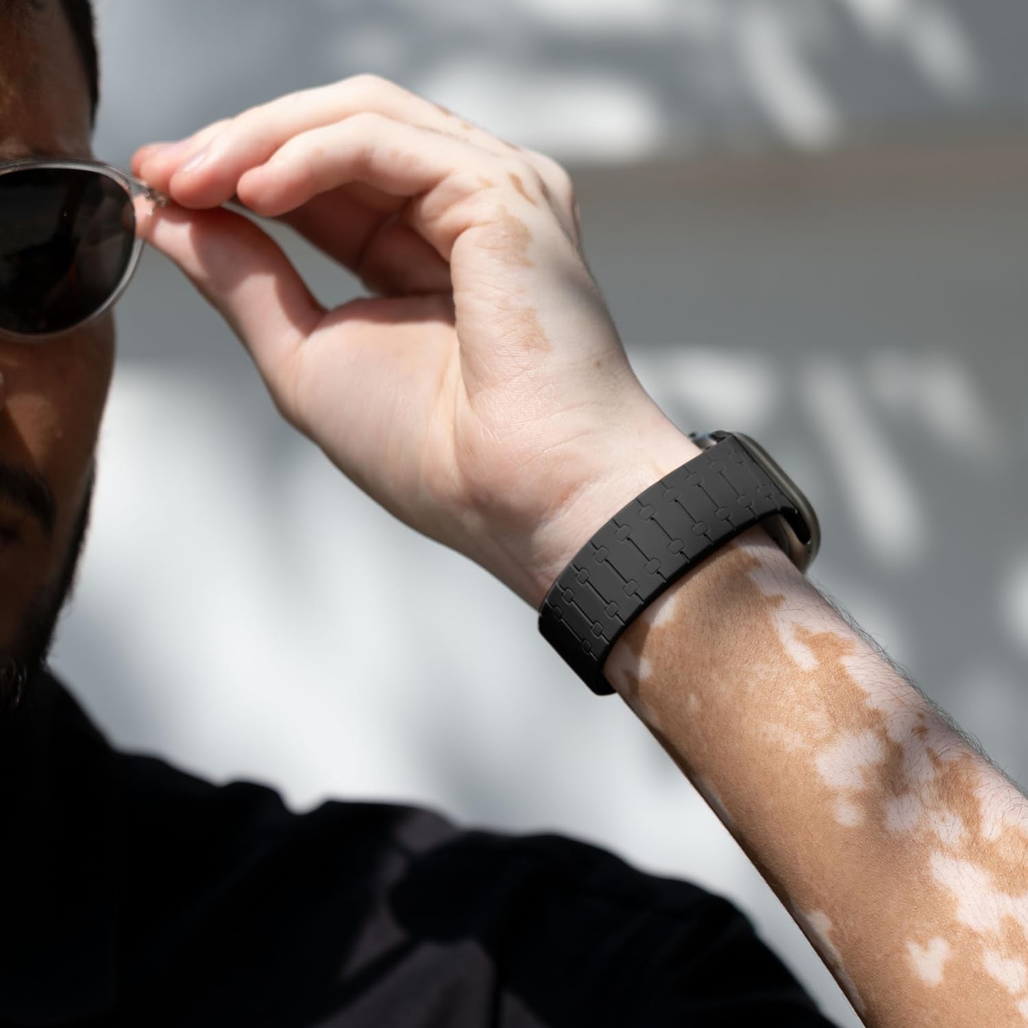 Mag Grip Loop Watch Strap Compatible with Apple Watch Series 9/8/7 (45mm) | Series SE2/6/SE/5/4 (44mm) | Series10 46mm | Ultra/Ultra 2 -Watch Not Included