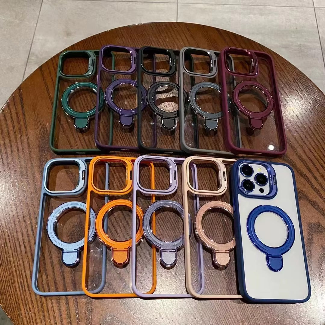 Magnetic Metal Ring Stand Lens Cover