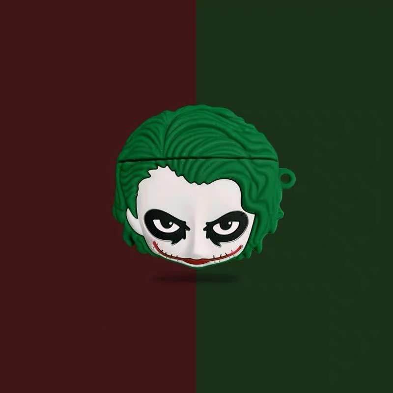 Airpod's 2 Cute Cartoon Silicone Apple Airpod's Joker Case Cover ( Airpods Not Included ) - Green - Guleel