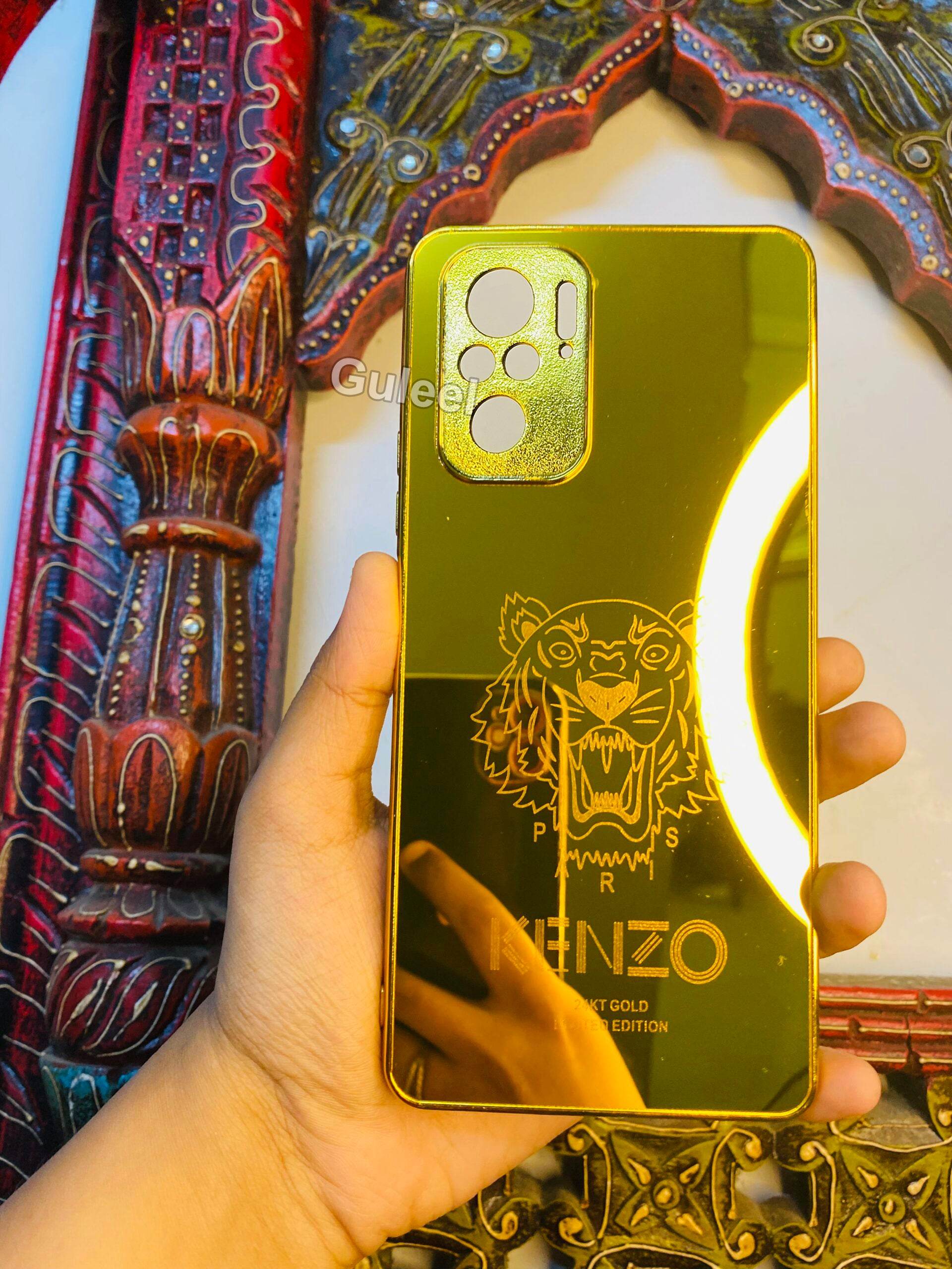Premium Gold Plated Mirror Finish Case Cover - Kenzo - Guleel