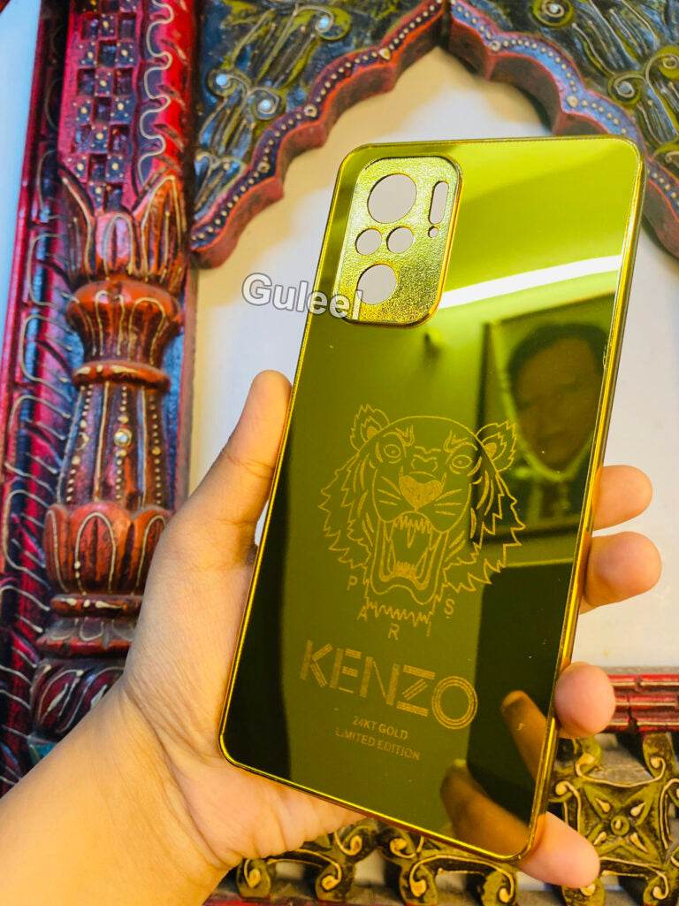 Premium Gold Plated Mirror Finish Case Cover - Kenzo - Guleel