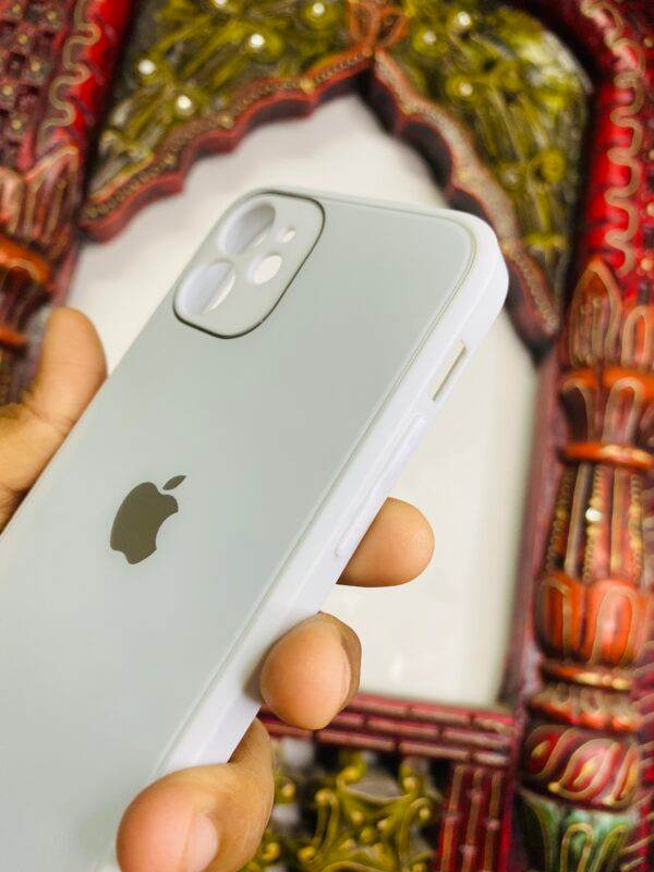 iPhone 11 Pro Premium Glass Finish Case - Light Blue - Guleel