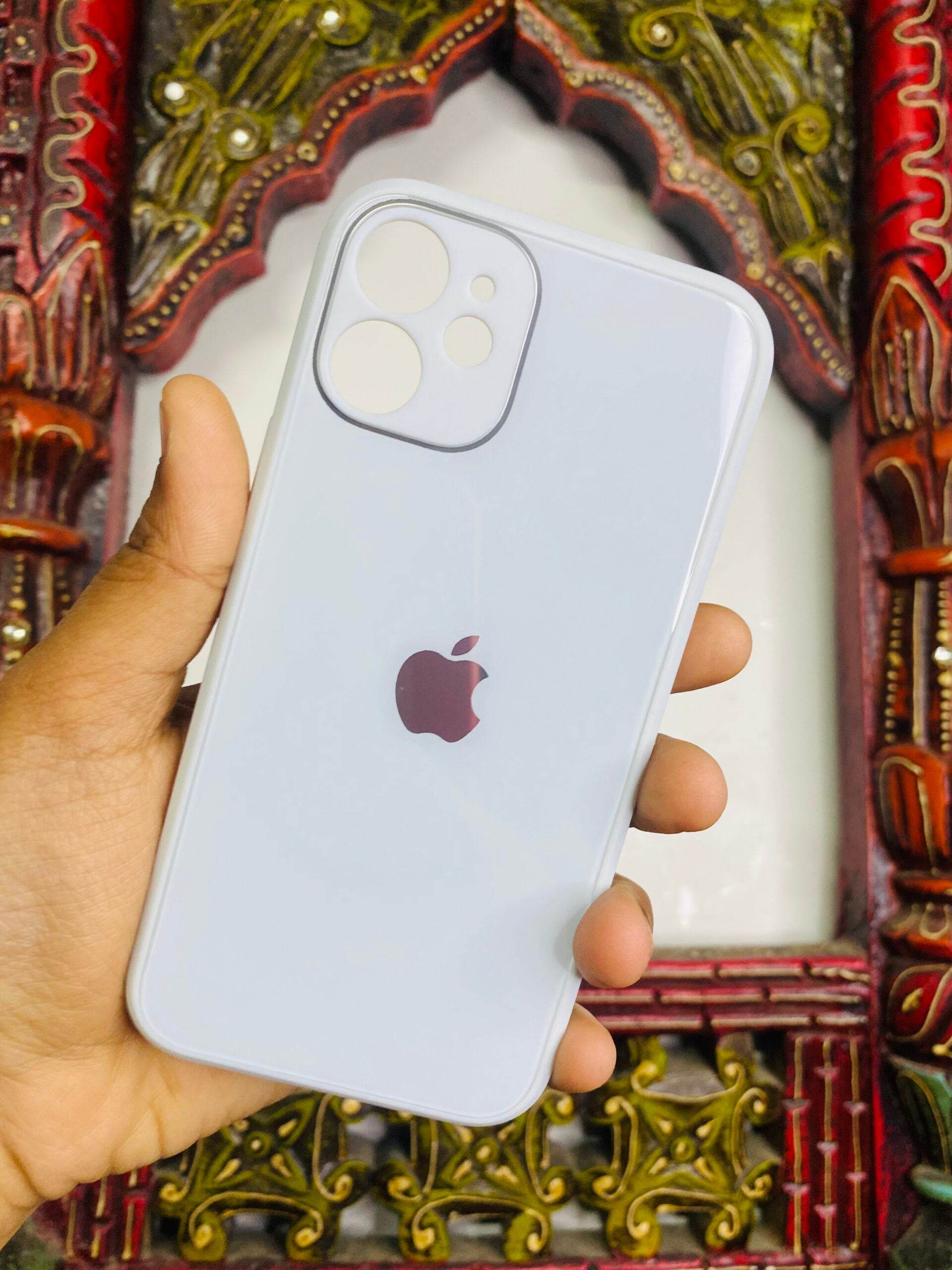 iPhone 11 Pro Premium Glass Finish Case - Light Blue - Guleel