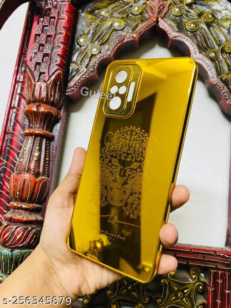 Premium Gold Plated Back Case Cover - Tiger New Design - Guleel