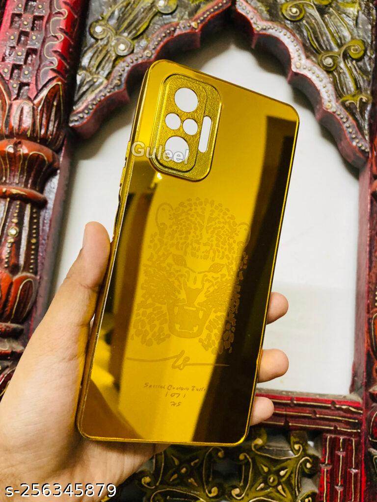 Premium Gold Plated Back Case Cover - Tiger New Design - Guleel