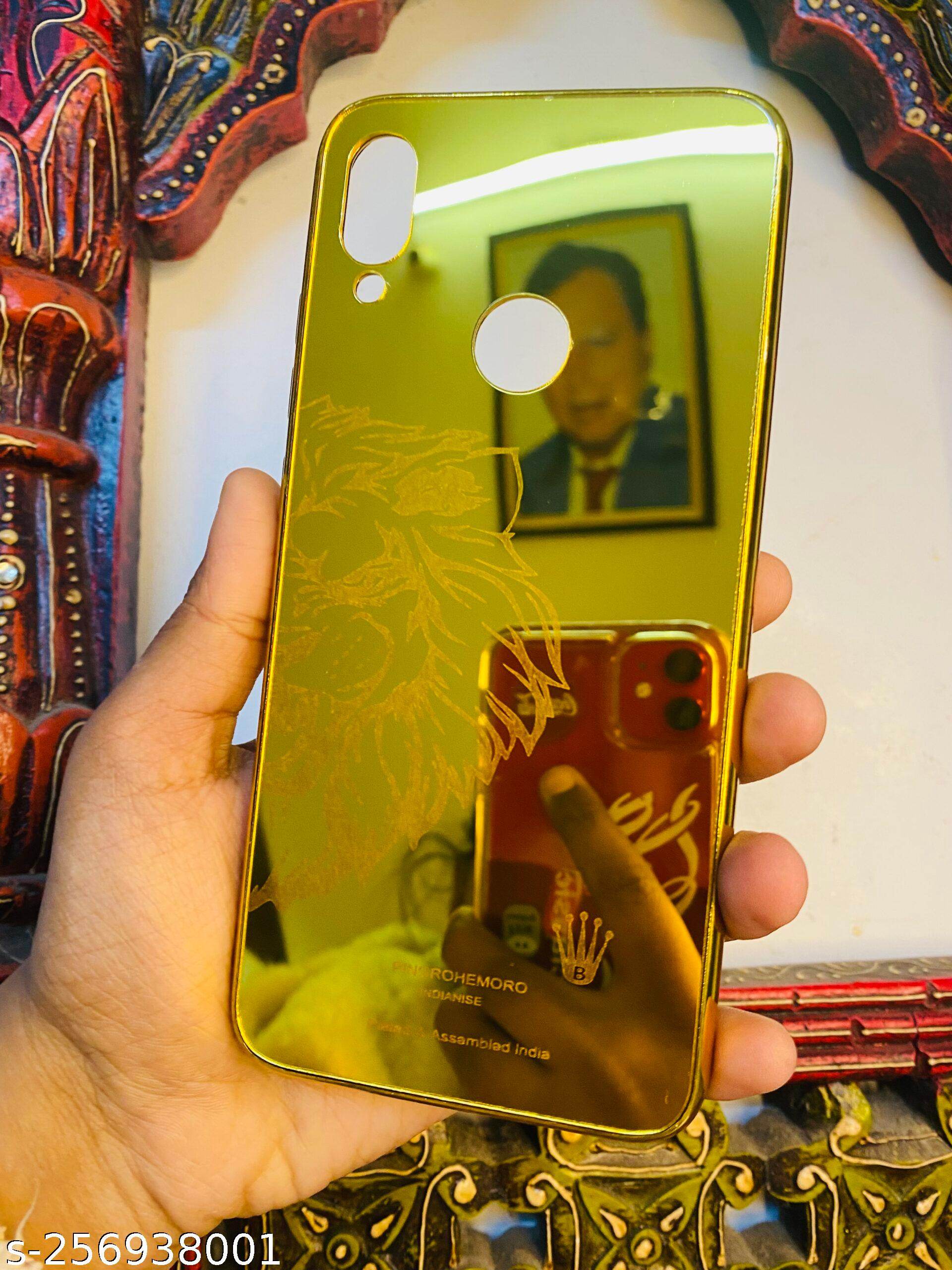 Gold Plated Back Case Cover - Lion Left - Guleel