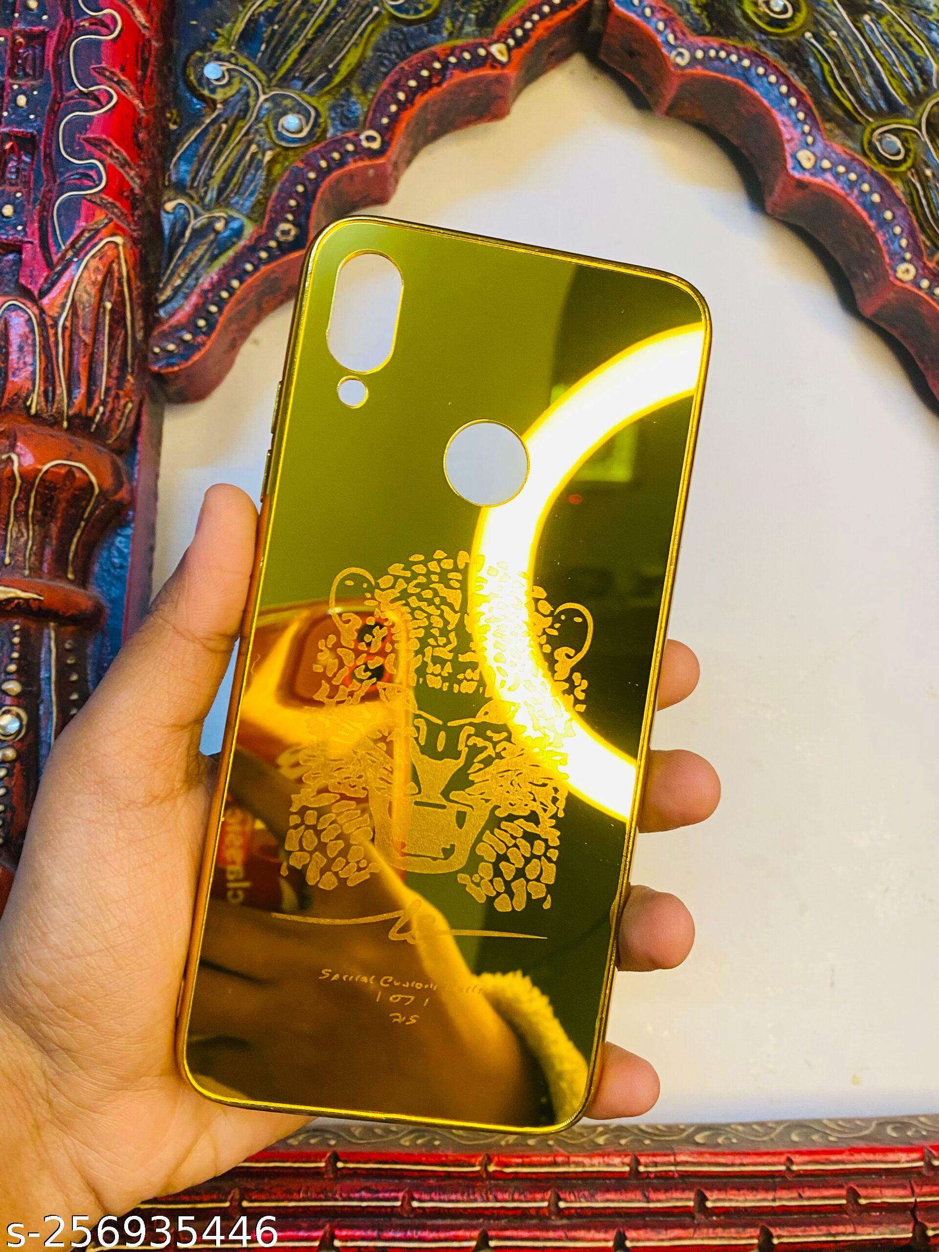 Gold Plated Back Case Cover - Tiger New Design - Guleel