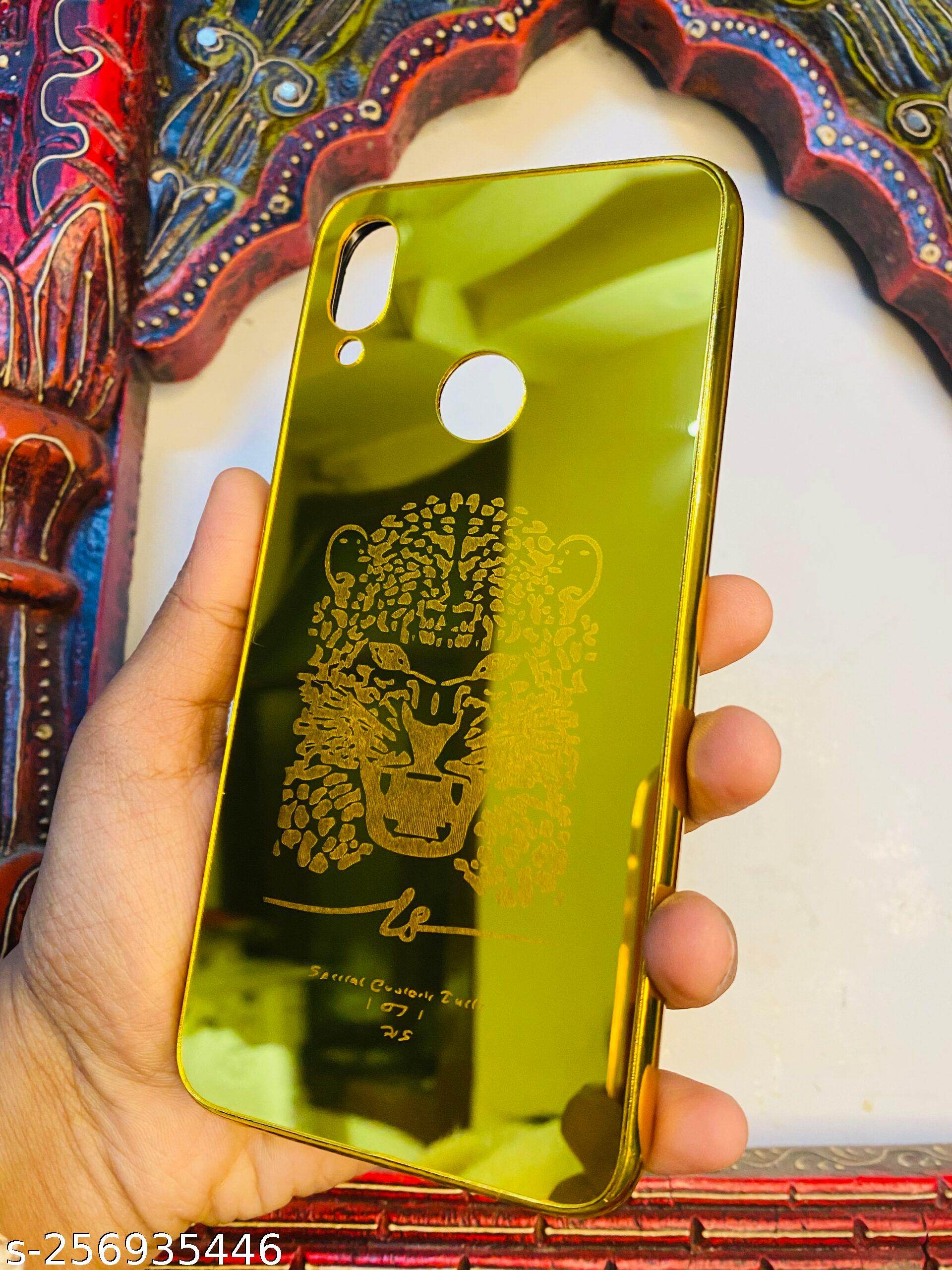Gold Plated Back Case Cover - Tiger New Design - Guleel
