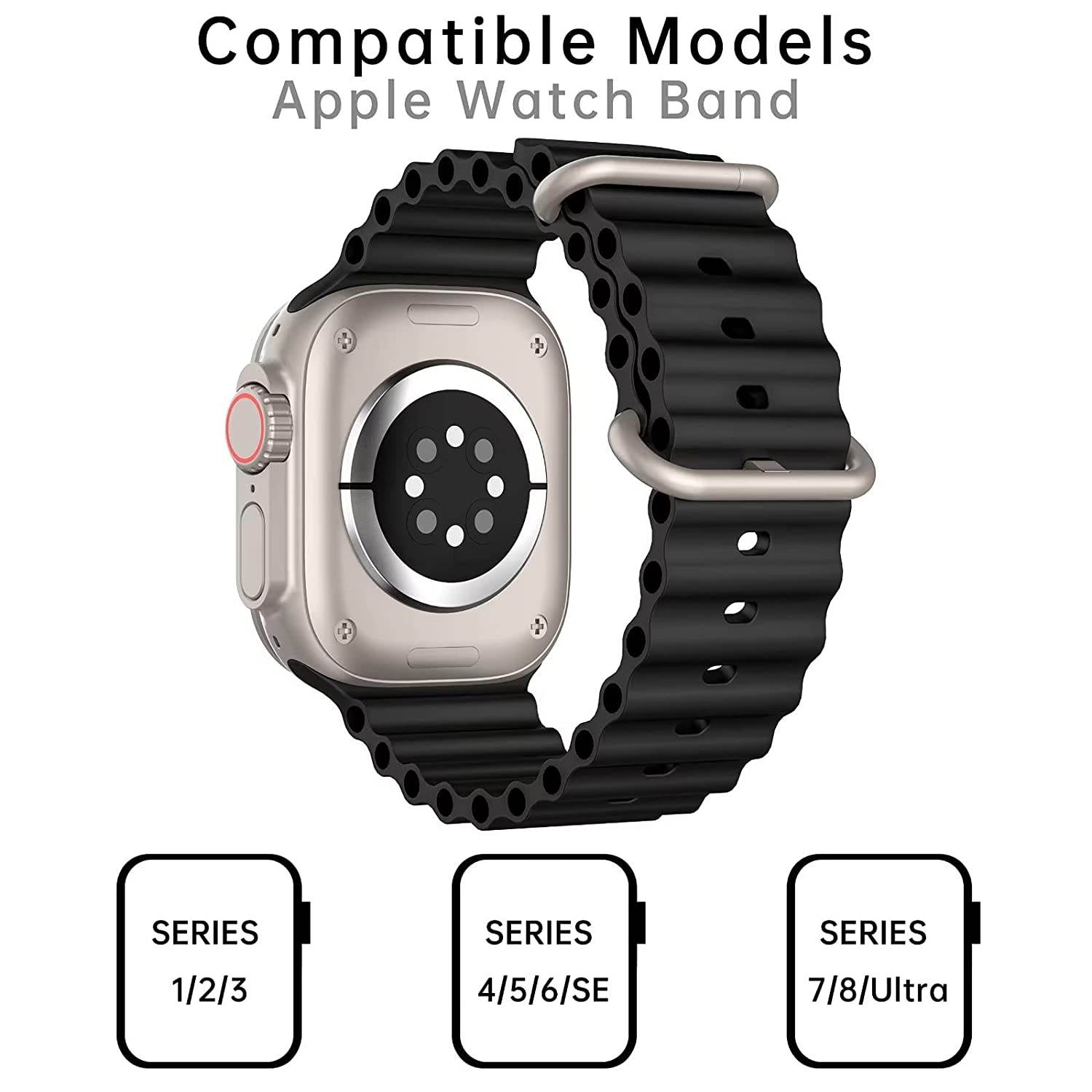 Ocean Band Apple Watch Strap - Guleel