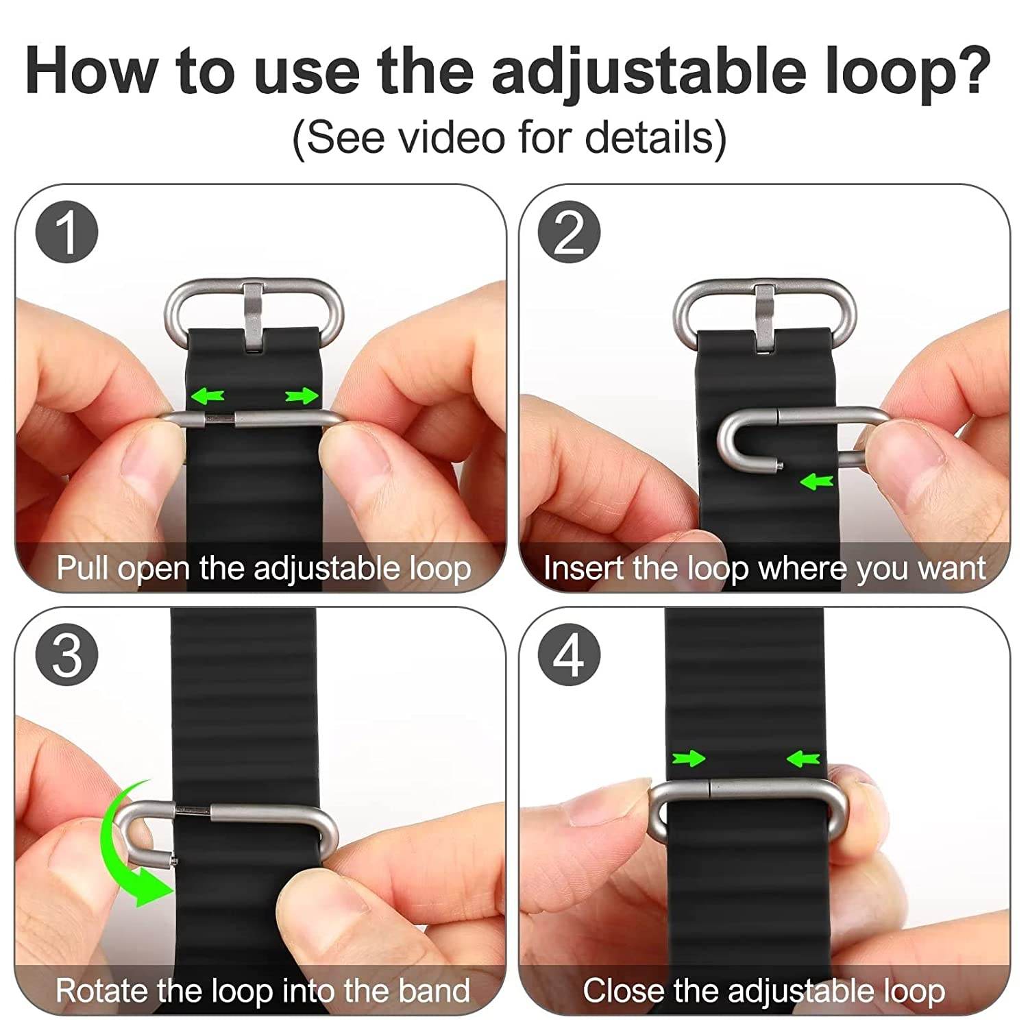 Ocean Band Apple Watch Strap - Guleel