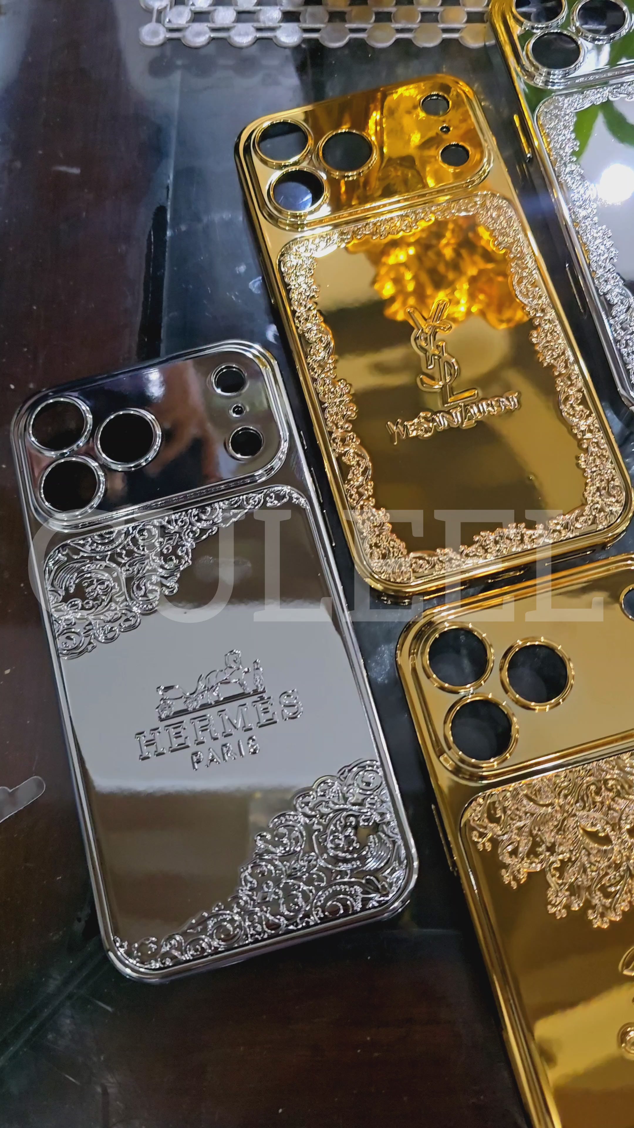 Premium Gold Plated Back Cover