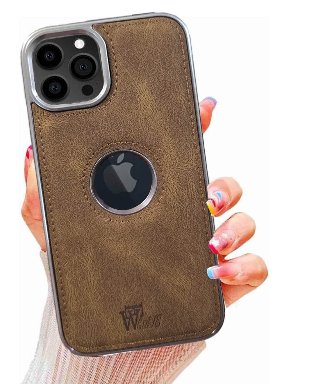 Premium Leather Mobile Back Case Cover - Guleel